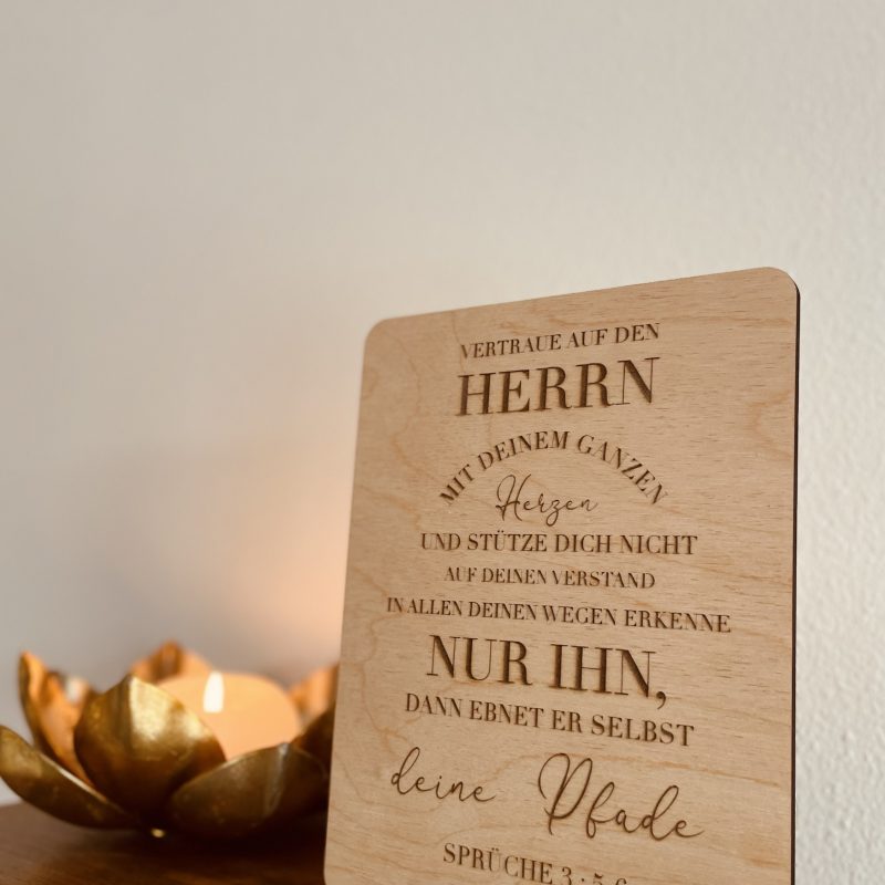 Vertraue auf den Herrn